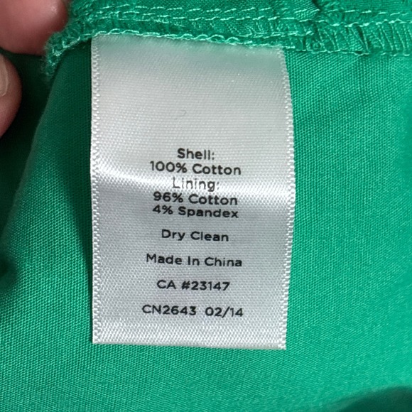 Talbots Dress 6 Petite Green Eyelet Lace‎ Sheath Preppy Colorful Career Classic - Picture 7 of 9